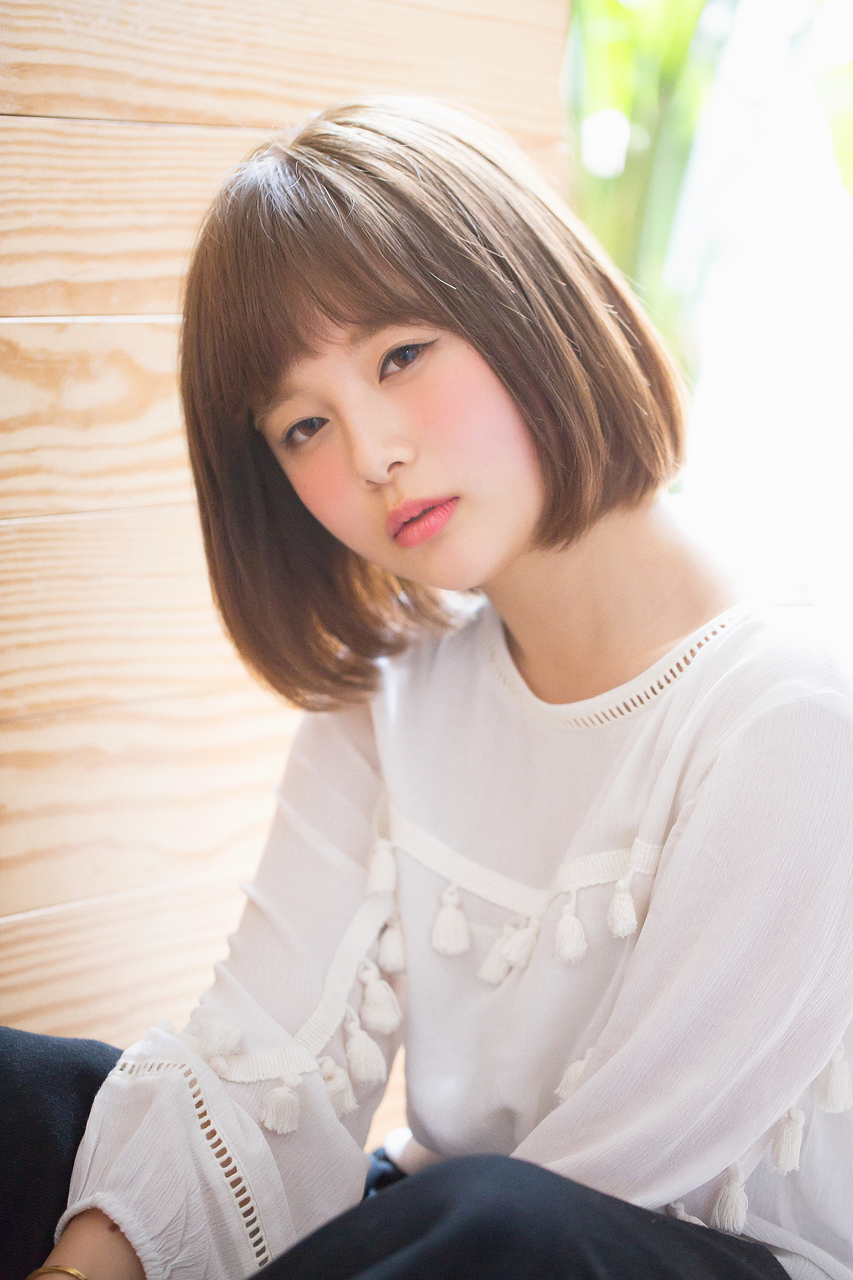 ふわさら透明感が可愛い 小顔ボブ Honeygroup